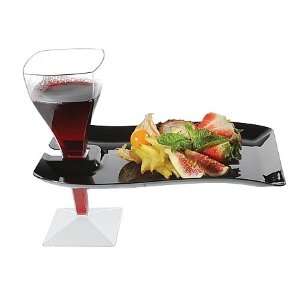   cocktail plate (Black)   120 Count