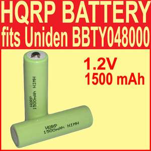 HQRP Two Cordless Phone Batteries fits Uniden BBTY0480001 DCX520 