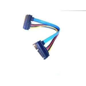  22 Pin SATA Male to Female Extension Cable   8 IN 