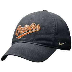 Nike Baltimore Orioles Black Getaway Day Relaxed Swoosh Flex Hat