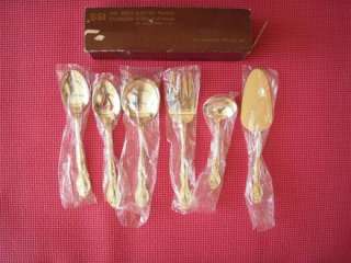   Piece Electro Plated Stainless Steel Flatware by Gold Works LTD  