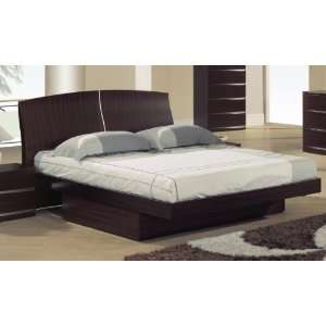   Bed Sap Aria Platform Bed   Sapelle   Global Furniture