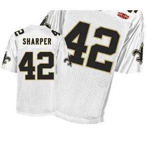  New Orleans Saints #42 Darren Sharper White Football 