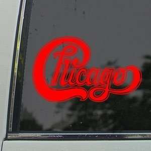  Chicago Red Decal Truck Bumper Window Vinyl Red Sticker 