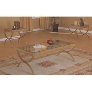  3 piece Neo Classic coffee table set in wrought iron
