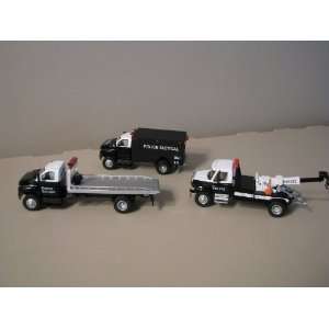  HO Scale 3 Piece Police Vehicle Set Toys & Games