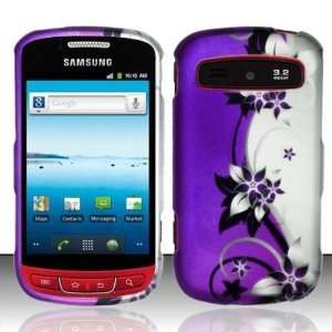 For Samsung Admire R720 (MetroPCS/Cricket) Rubberized Purple/Silver 