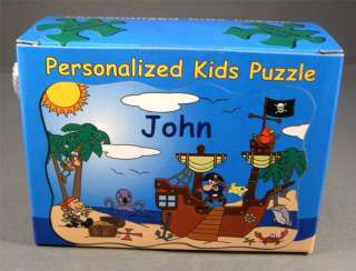 NEW BOY/GIRL NAME CHOICE PERSONALIZED JIGSAW PUZZLE AGES 5 up TRAVEL 