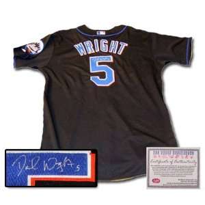  David Wright New York Mets Autographed Authentic Black 