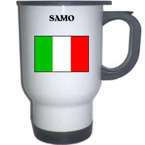  Italy (Italia)   SAMO White Stainless Steel Mug 