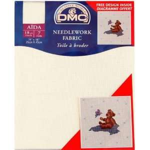 Aida Needlework Fabric 18 Count 14 X 18 Off White By 