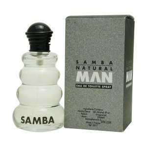  SAMBA NATURAL MAN by Perfumers Workshop EDT SPRAY 3.4 OZ 