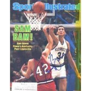  Sam Bowie (KENTUCKY) Autographed Sports Illustrated 