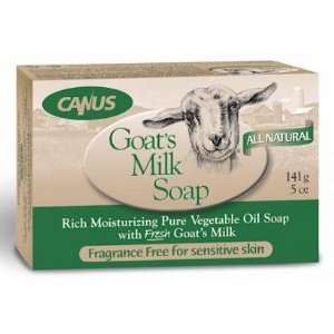 Canus Goats Milk Bar Soap Fragrance Free 5oz Health 