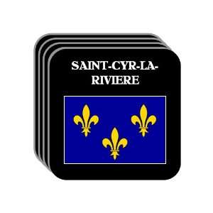 Ile de France   SAINT CYR LA RIVIERE Set of 4 Mini Mousepad Coasters