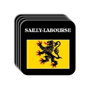 Nord Pas de Calais   SAILLY LABOURSE Set of 4 Mini Mousepad Coasters