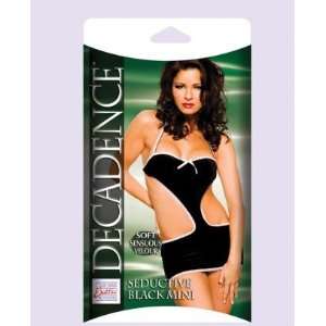  Decadence seductive black mini o/s