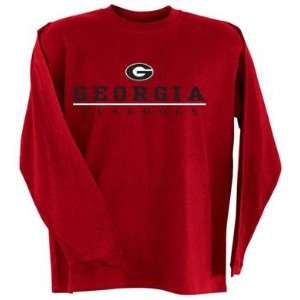 Georgia Embroidered Long Sleeve T Shirt (Team Color)   XX 