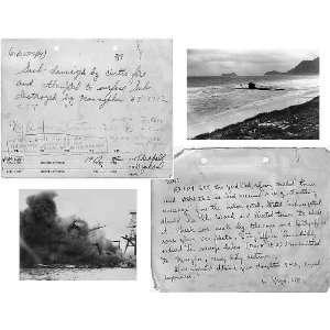  Messages Sent Pearl Harbor 7 December 1941 Novelty 8 1/2 X 