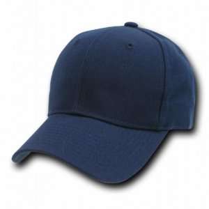  DECKY NAVY BLUE 7 5/8 SIZE CAP FITTED BASEBALL HAT CAPS 