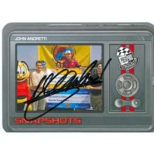  John Andretti autographed Trading Card (Auto Racing) Press 