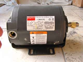 Dayton 3/4 HP 1725 RPM Continuous Duty Electric Motor   3K617C  