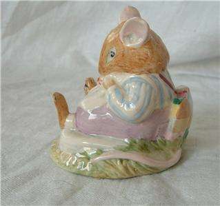   Doulton Brambly Hedge MR TOADFLAX Mouse Figurine DBH 10 1983  