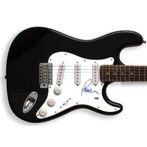  Paul Anka Autographed Signed Guitar PSA/DNA Dual Certified 