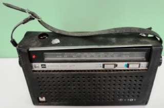   Integrated Circuit Radio Model IC 101 AD DC Portable Radio w/ Cover