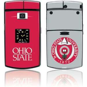  Ohio State University Red and Gray skin for Samsung SCH 