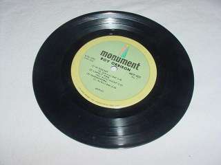 Roy Orbison 33 EP Monument Record In Dreams +5 LISTEN  