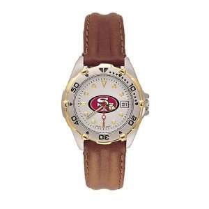 San Francisco 49ers Ladies NFL All Star Watch (Leather 