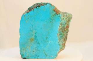 1LB Stabilized Treated BLUE Turquoise Rough SLICE  