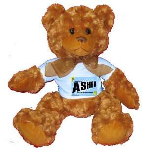  FROM THE LOINS OF MY MOTHER COMES ASHER Plush Teddy Bear 