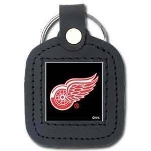    NHL Sq. Leather Key Ring   Detroit Red Wings