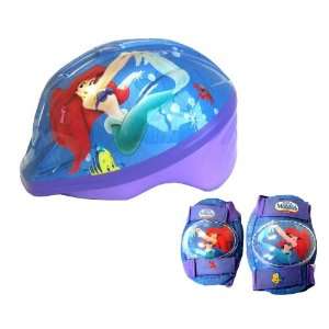  Little Mermaid Child Bike Helmet Value Pack Sports 
