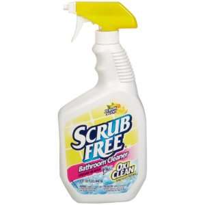 Scrub Free 35050 32 Ounce Lemon Bathroom Cleaner (Case of 8)  