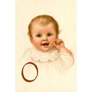  Baby Face O   Poster by Ida Waugh (12x18)