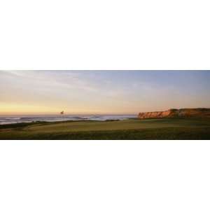 Golf Course on the Coast, Half Moon Bay, California, USA Photographic 