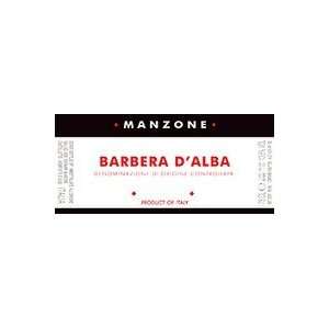  Giovanni Manzone Barbera Dalba 2009 750ML Grocery 