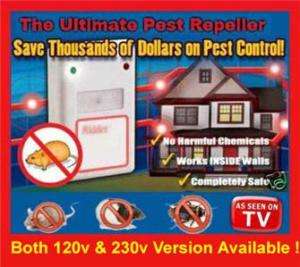 120V / 220V Riddex Plus Electronic Pest Rodent Repeller  