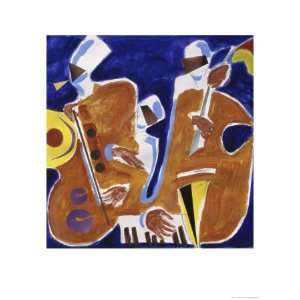  Jazz Collage I Giclee Poster Print by Gil Mayers, 24x32 
