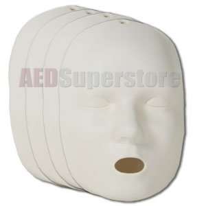   Replacements for the Professional Adult Manikin (4 pack)   RPP AFACE 4