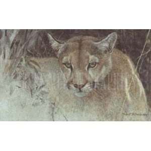  Robert Bateman   Tropical Cougar Detail