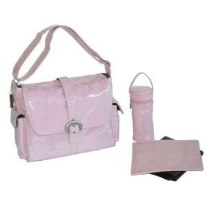  Kalencom Designer Boutique Baby Pink Corduroy Tote Diaper Bag 