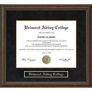  Belmont Abbey College Diploma Frame