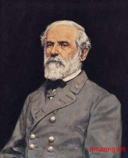 Classic Oil Painting on canvas General Robert E. Lee  