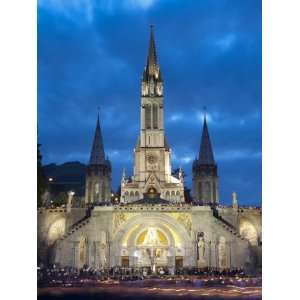  Basilika Du Rosaire, Lourdes, Hautes Pyrenees, Midi 