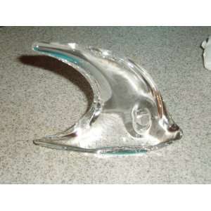  Clear Glass Fish Paper Weight 