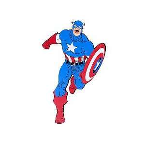  Marvel Foam Froomies Room Sticker   Captain America Toys 